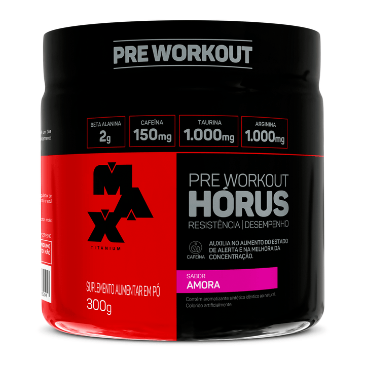 Pré treino Max Titanium Hórus 300g