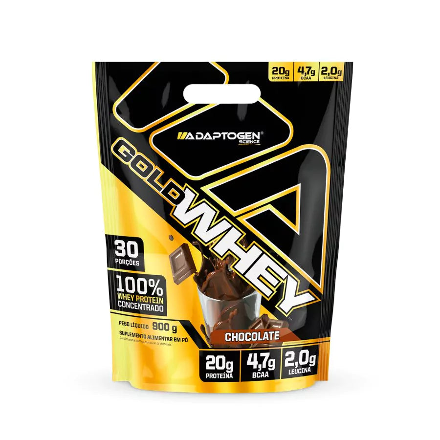Whey Adaptogen Gold Whey 100% Concentrado 900g
