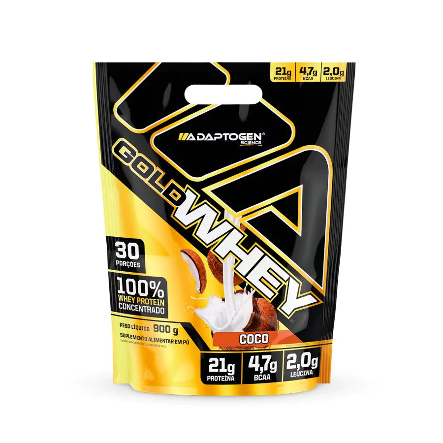 Whey Adaptogen Gold Whey 100% Concentrado 900g