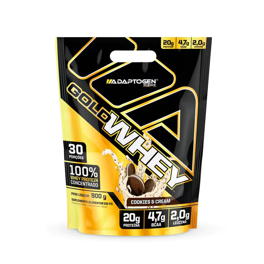 Whey Adaptogen Gold Whey 100% Concentrado 900g