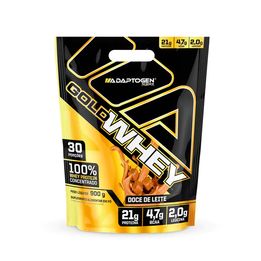 Whey Adaptogen Gold Whey 100% Concentrado 900g