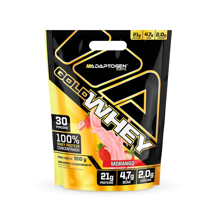 Whey Adaptogen Gold Whey 100% Concentrado 900g
