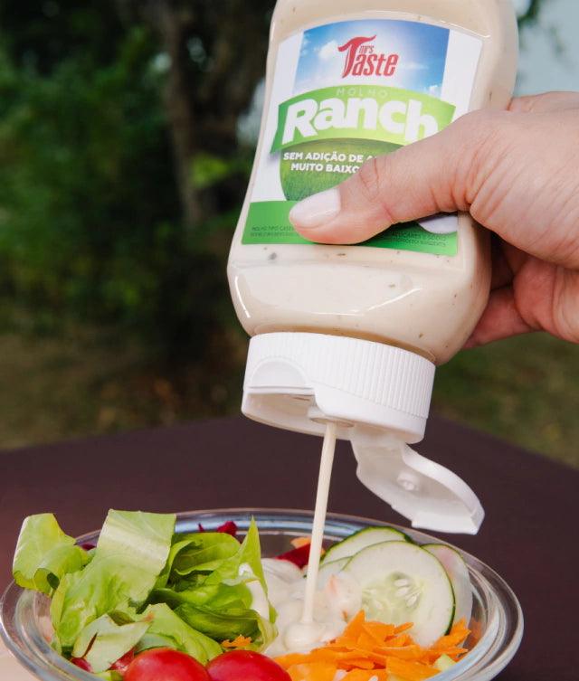 Molho Zero Mrs Taste Ranch Bisnaga 320g