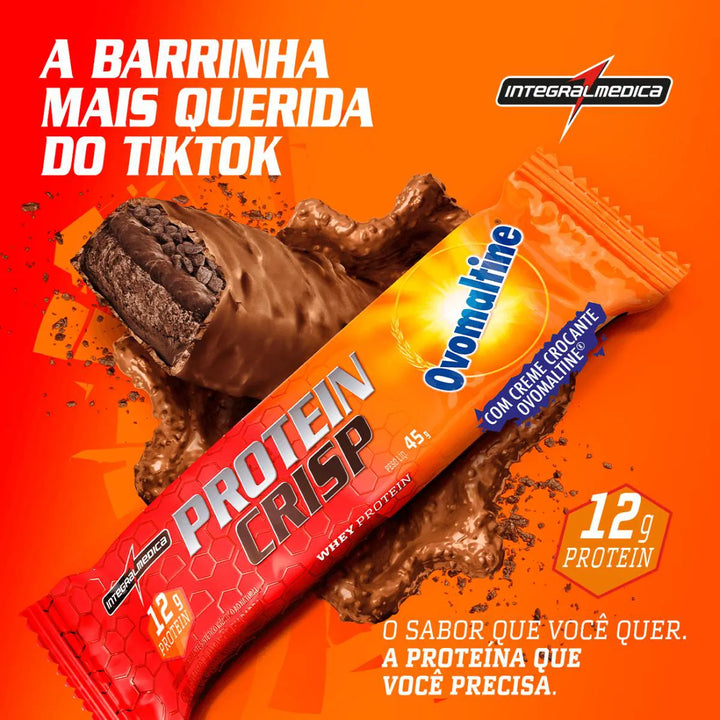 Barra de proteína Integralmedica Protein Crisp Bar 40g