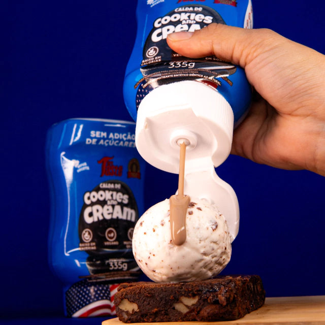 Calda Mrs Taste Bisnaga Cookies and Cream 335g