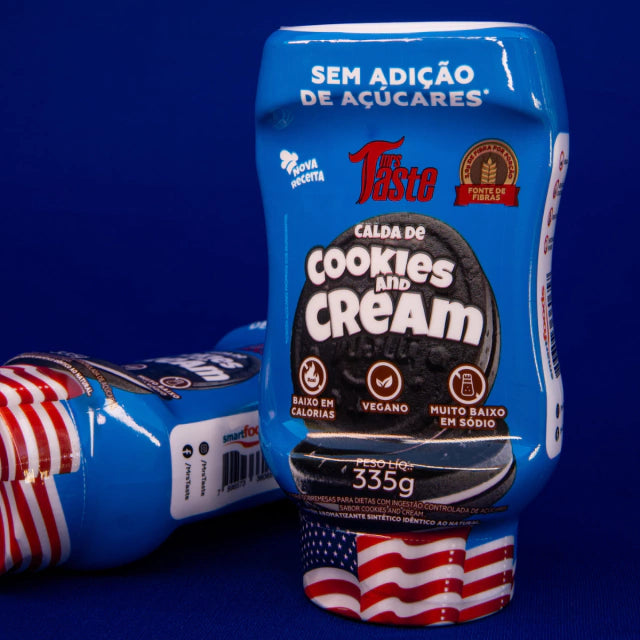 Calda Mrs Taste Bisnaga Cookies and Cream 335g