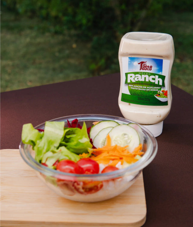 Molho Zero Mrs Taste Ranch Bisnaga 320g