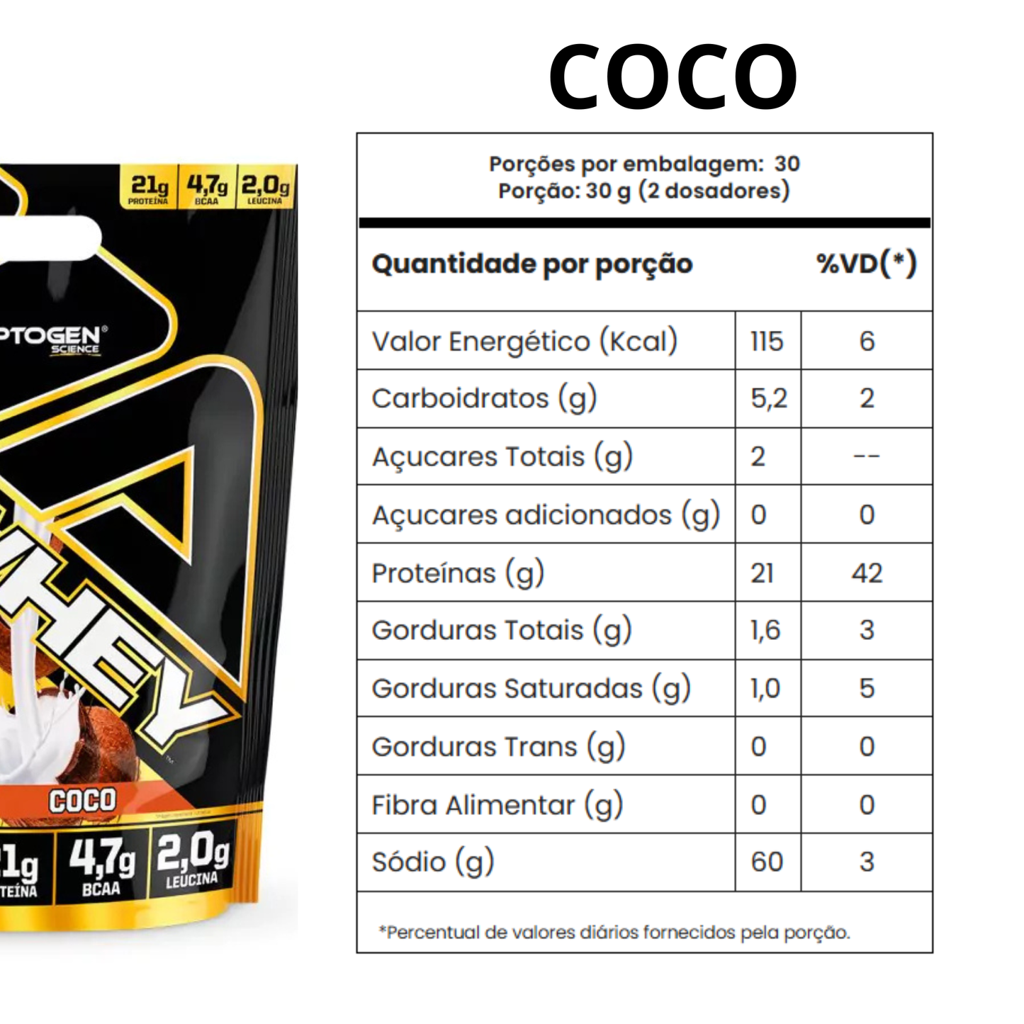 Whey Adaptogen Gold Whey 100% Concentrado 900g