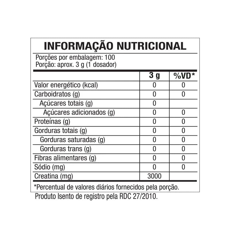 Creatina Black Skull Monohidratada 300g 100% Pura