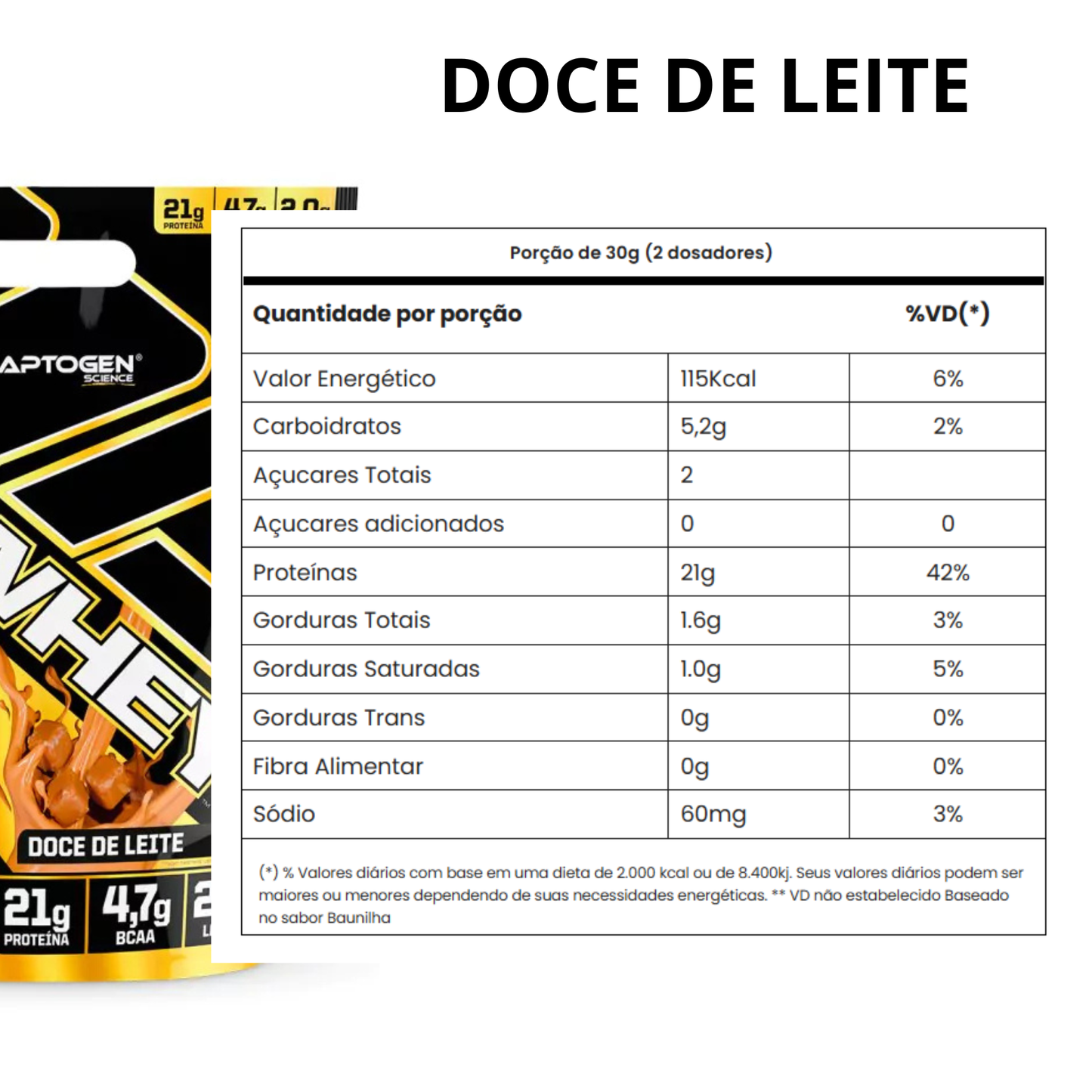 Whey Adaptogen Gold Whey 100% Concentrado 900g