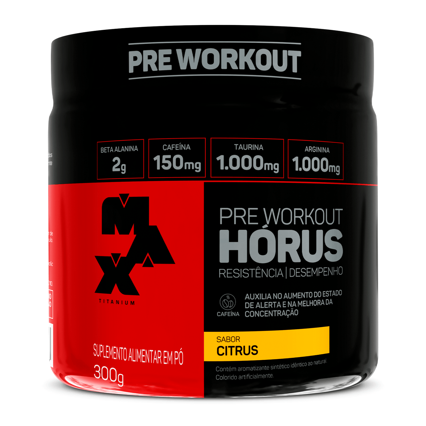 Pré treino Max Titanium Hórus 300g