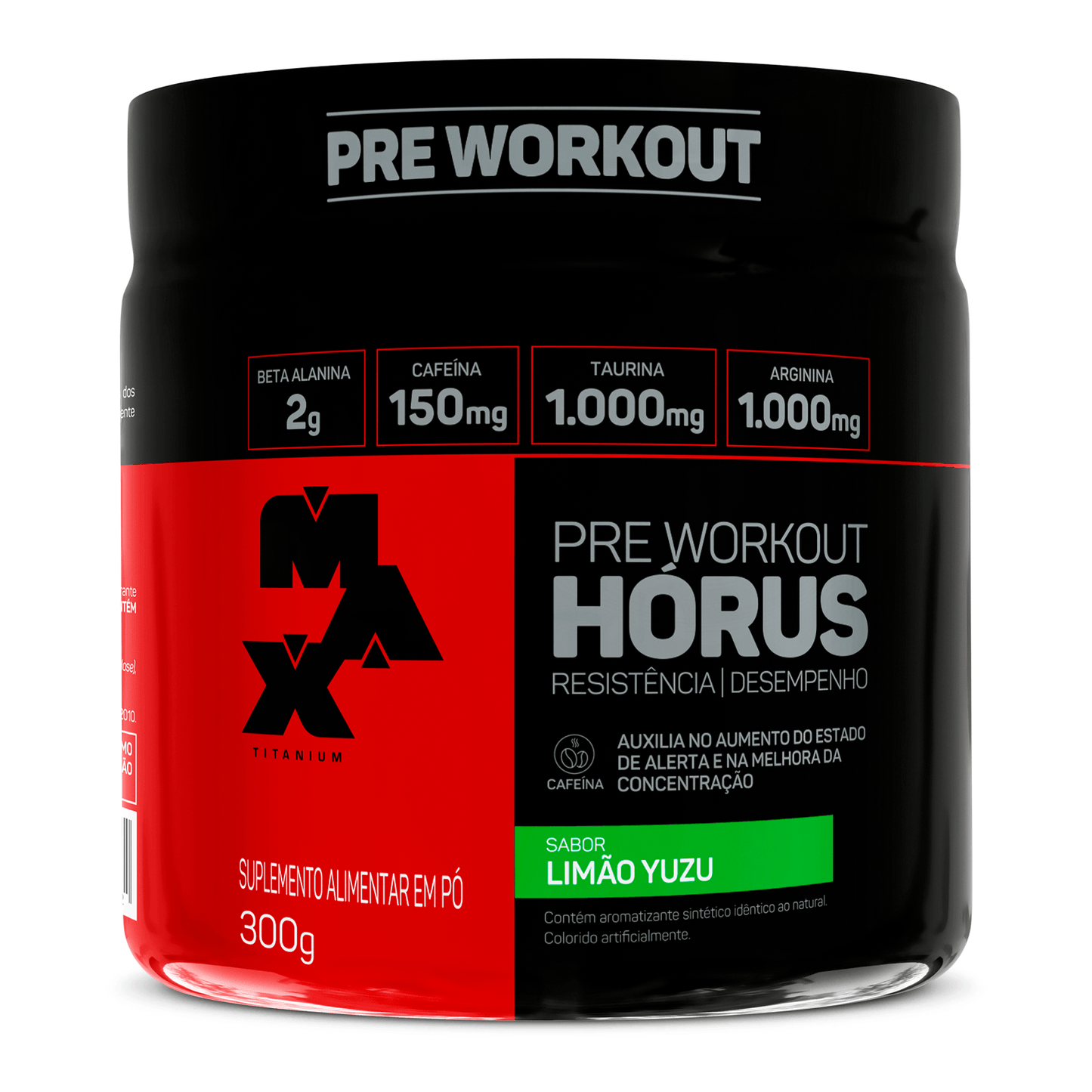 Pré treino Max Titanium Hórus 300g