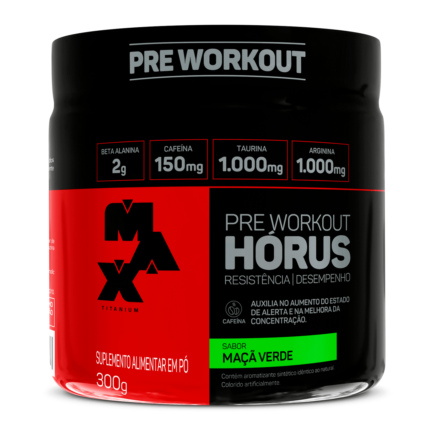 Pré treino Max Titanium Hórus 300g