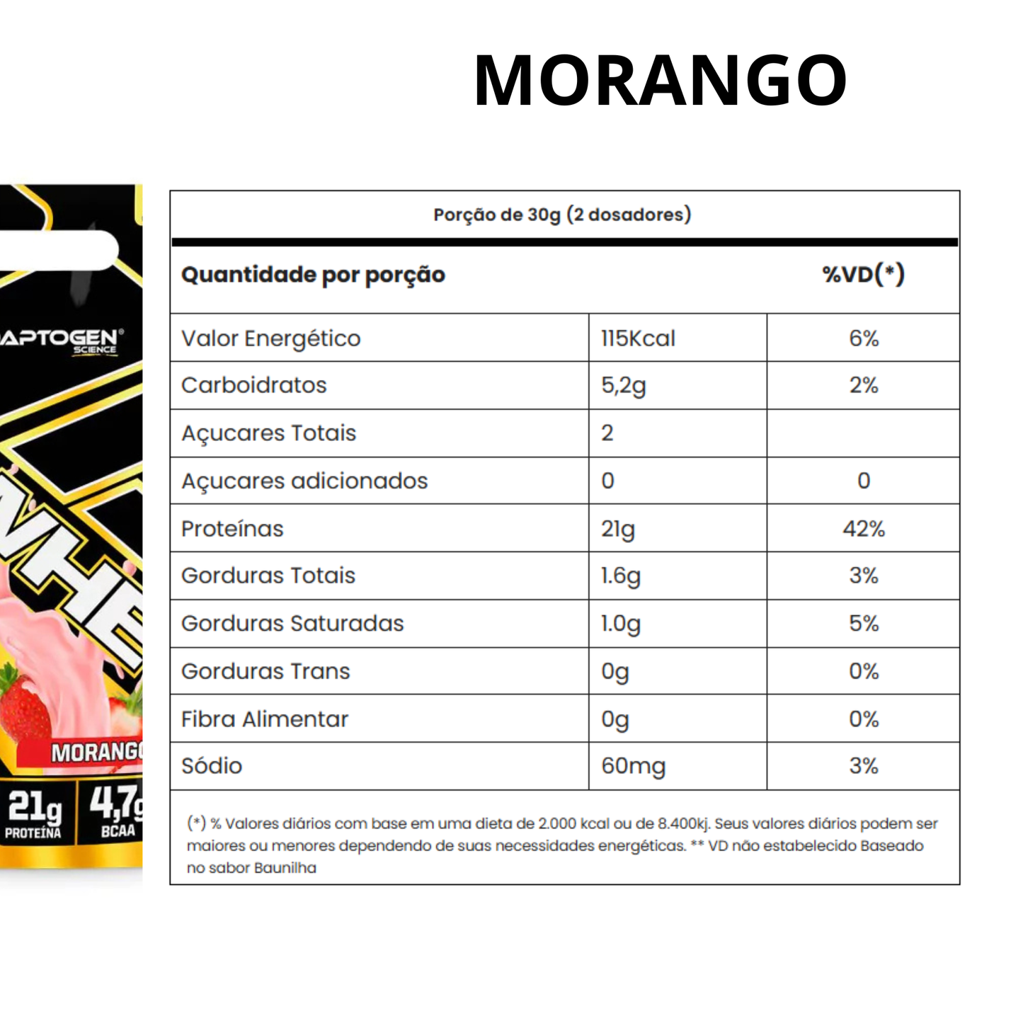Whey Adaptogen Gold Whey 100% Concentrado 900g