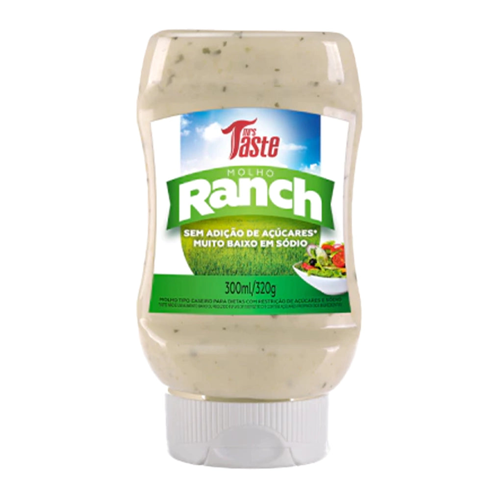 Molho Zero Mrs Taste Ranch Bisnaga 320g