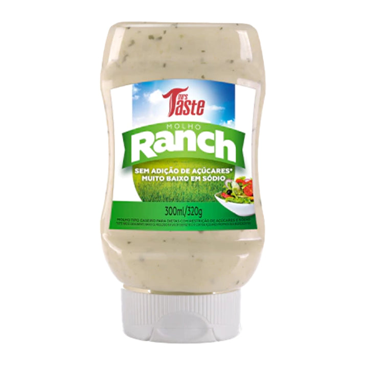 Molho Zero Mrs Taste Ranch Bisnaga 320g